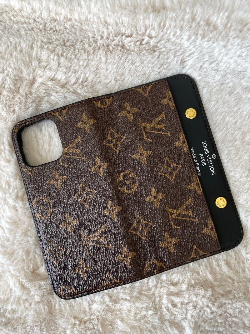 iphone 7 plus phone louis vuitton case leather wallet